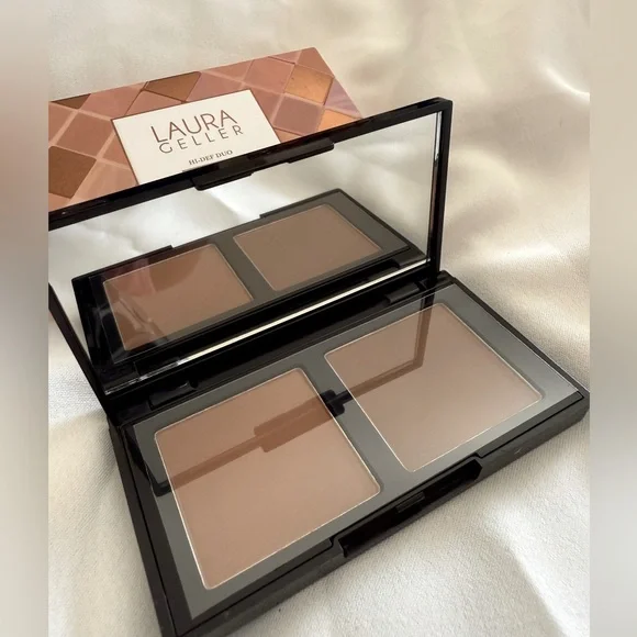 NIB Laura Geller Hi-Def Duo Bronzer Palette - Beachy Keen - Picture 3 of 3